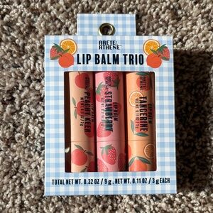 Lip Balm Trio - Strawberry, Peach, Tangerine